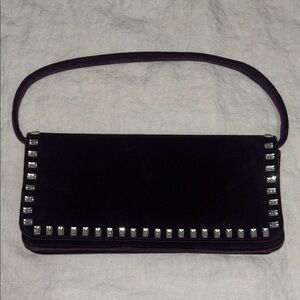 Y2K Style Victoria's Secret Satin Handbag in Plum